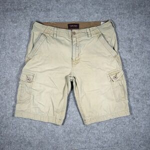 Wear First Cargo Shorts Mens 32 Tan Khaki Outdoor Hiking Casual‎ Utility